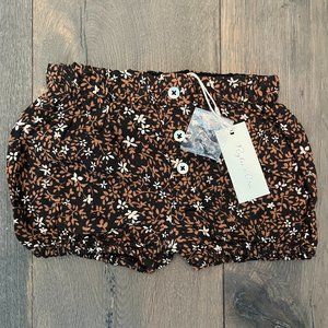 NWT Rylee + Cru - Winter Bloom Button Short - 2-3Y